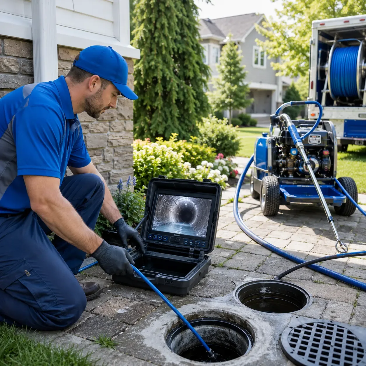 Outdoor drain cleaning professionals serving Henderson, TN